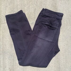 Free People Pants Jeans Dark Gray Wash Utility